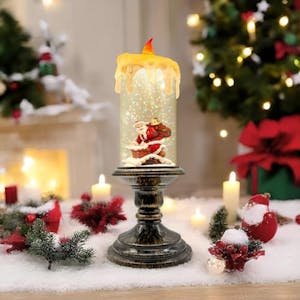 Christmas Snow Globe Candle