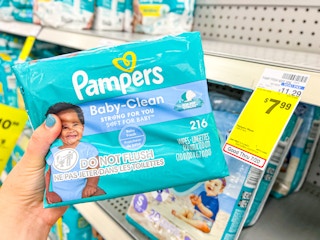 cvs pampers baby clean baby wipes