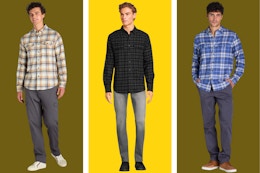 Men's Flannel Shirts, Only $10 at Walmart (Multiple Colors) card image