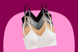 Seamless Padded Bralettes 4-Pack, Only $12.49 on Amazon card image