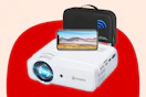 Stock image of the Vankyo Mini Projector