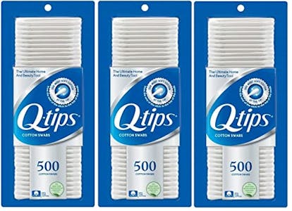 Q-tips Cotton Swabs 3-Pack