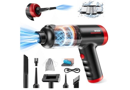 2-in-1 Car Vacuum and Air Duster
