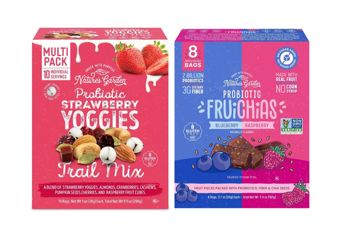 2 Nature's Garden Probiotic Snacks