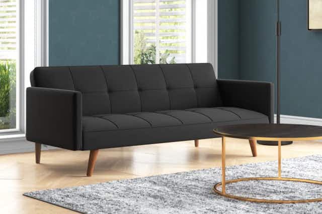 Convertible Sofa, as Low as $139.99 at Wayfair (2 Colors Still in Stock) card image
