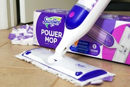 Swiffer PowerMop Kit, Just $18.99 for Prime Day (40K Sold Last Month) card image