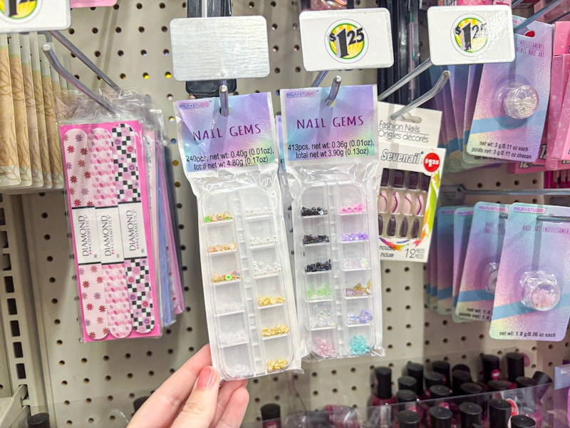 dollar tree nail gems