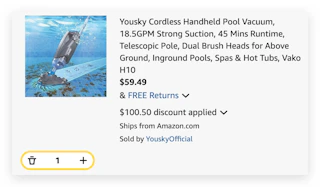 Cordless Handheld Pool Vacuum