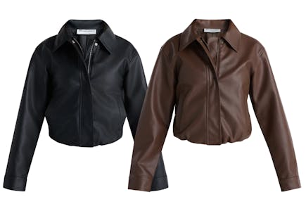 No Boundaries Women's Bomber Jacket