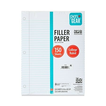 Pen+Gear College Ruled Filler Paper