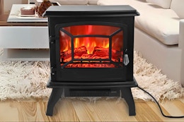 Small Electric Fireplace, Only $89 Shipped at Walmart (Reg. $150) card image