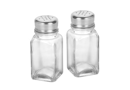 Anchor Hocking Glass Salt & Pepper Shakers Set