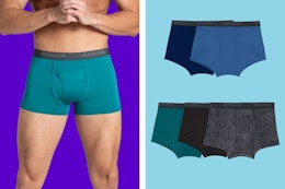 Score a Fruit of the Loom Men’s Briefs 5-Pack for $8 at Walmart (Reg. $19) card image
