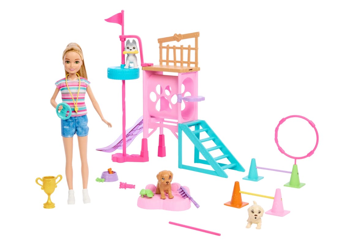 Barbie and Stacie Puppy Playground