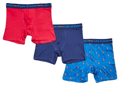 Life is Good Boxer Brief Set