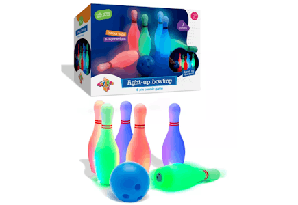 Geoffrey's Toy Box LED Light-up Bowling Set