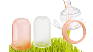 A Boon baby bottle drying rack