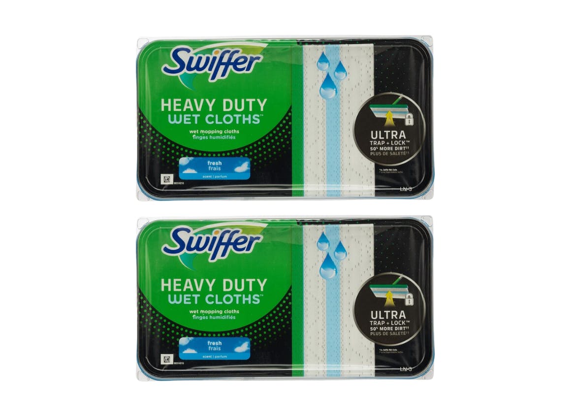 2 Swiffer Wet Cloth Refills