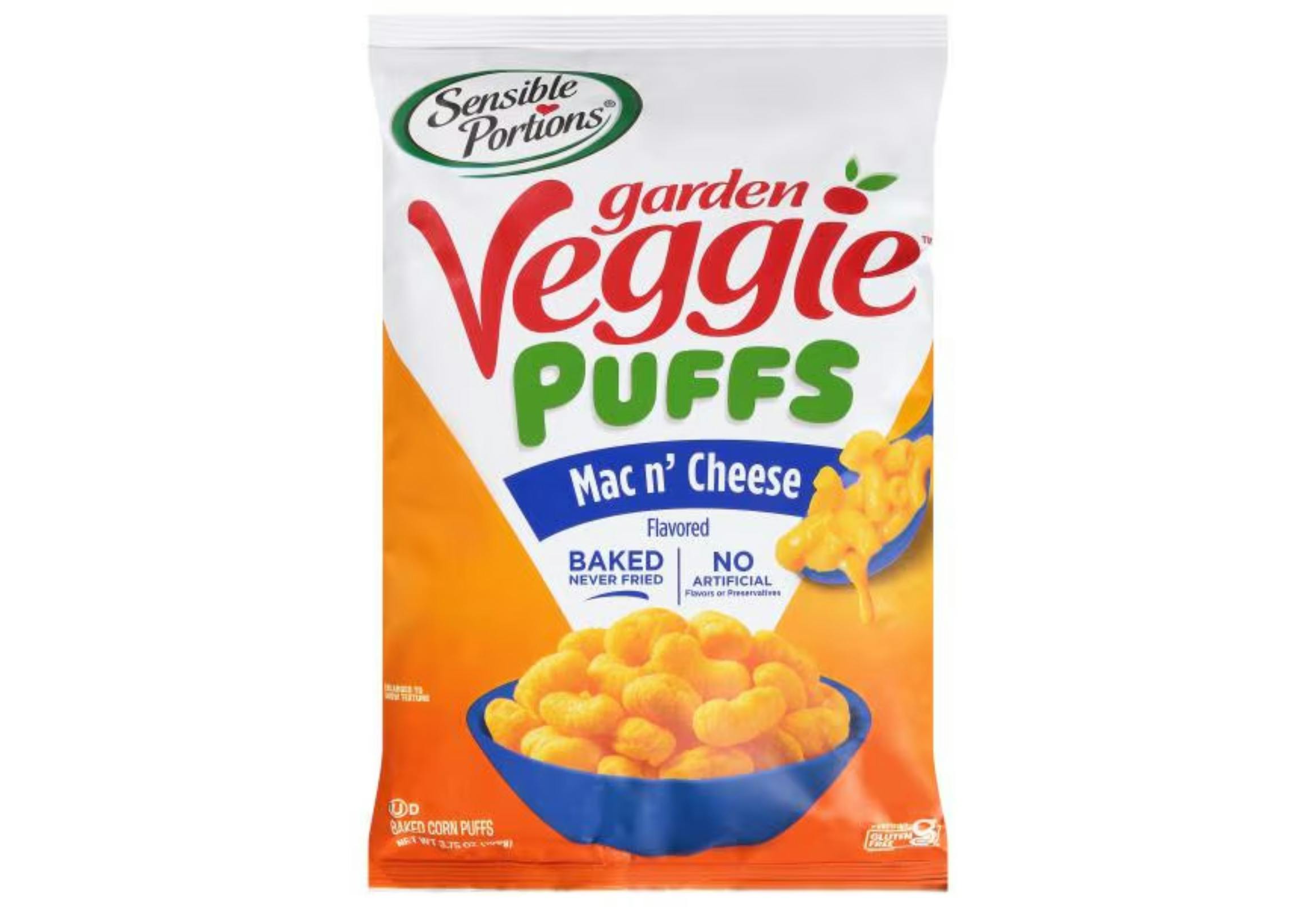 2 Sensible Portions Veggie Puffs Bags