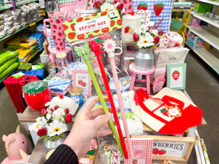 dollar general strawberry straws