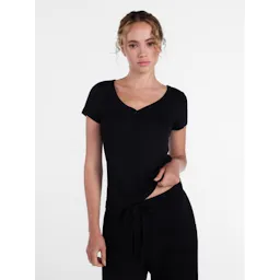 Women's Modal Henley Sleep Top