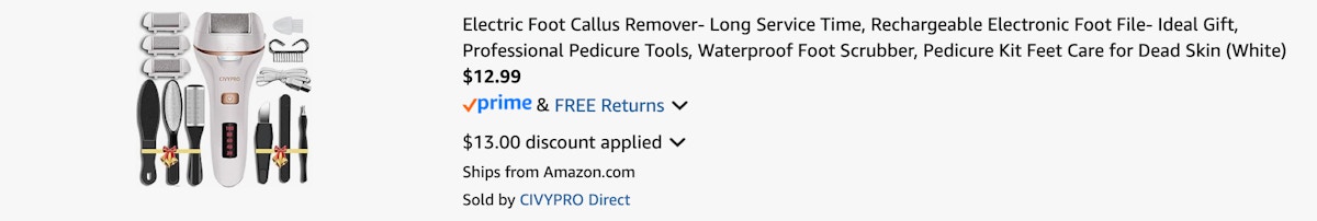 Amazon Electric Foot Callus Remover 2025 B0CRDBYJMD 2