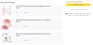 Amazon haul penny items