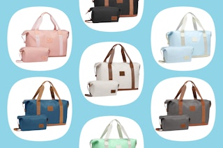 Walmart weekender duffel bag with dry wet tote bag in seven different colors 