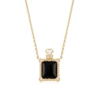 Gold Perfume Bottle Necklace