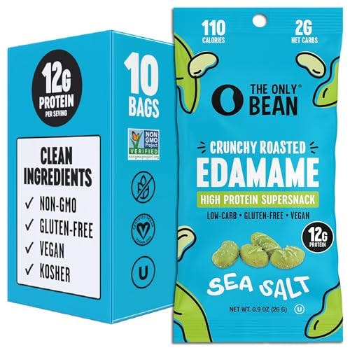 The Only Bean Edamame Snacks 10-Pack