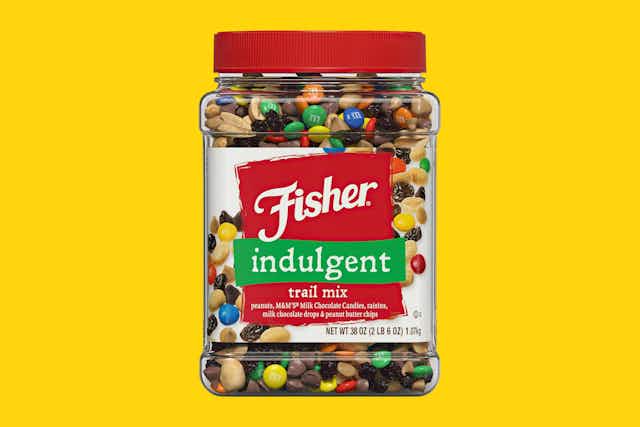 Fisher Snack Indulgent Trail Mix, as Low as $9.09 With Amazon Coupon card image
