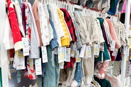 Shop Baby Clothing on Clearance — 40% Off at Target card image