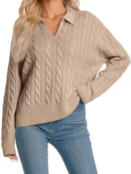 Women's Cable Knit Sweater