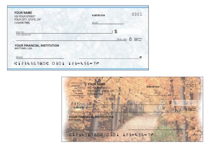 2 Personalized Checks Boxes