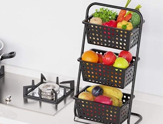 3-Tier Mini Fruit Basket Stand