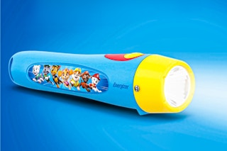 Lifestyle image of the Paw Patrol kids' Energizer flash light