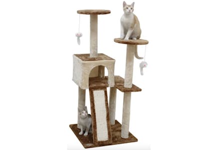 Kitten Tree With Scratching Board