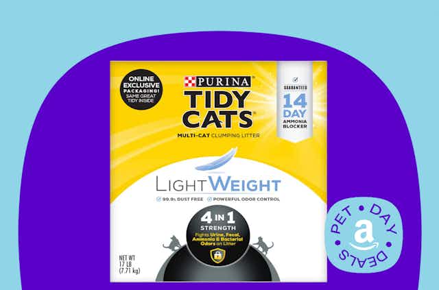 Purina Tidy Cats Multi-Cat Litter, as Low as $16.55 for Amazon Pet Day card image