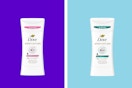 two sticks of deodorant