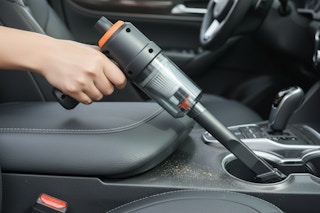 a handheld vacuum cleaner