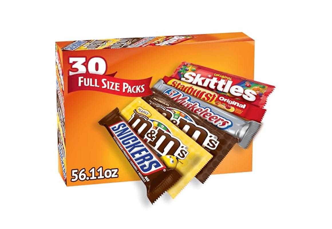 Full-Size Candy Assortment 30-Pack