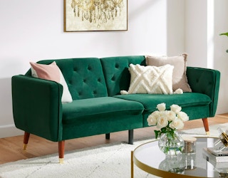 walmart hillsdale faux velvet futon 2022 01 1670265778 1670265778