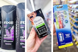 CVS Freebies and Deals Under $1 This Week: Biore, Axe, Oral-B, and More card image