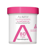 2 Almay Eye Makeup Remover Pad Jars