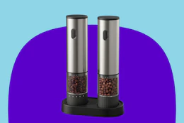 Electric Salt and Pepper Grinder Set