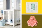 cloud island baby bedding side by side