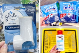 glade, eucerin, finish 3-photo collage