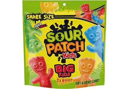 2 Sour Patch Kids Candy Bags