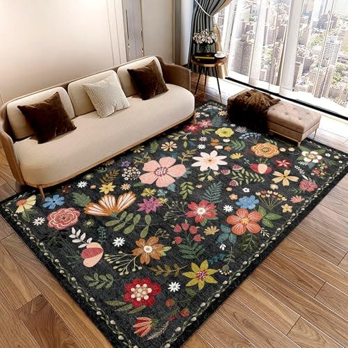 Floral Area Rug