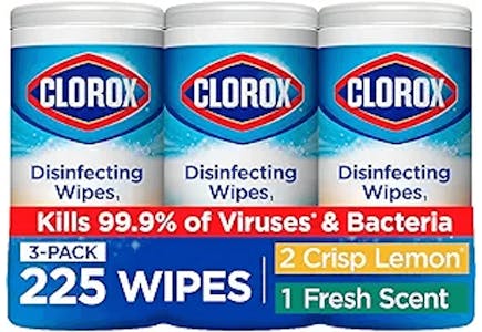 Clorox Disinfecting Wipes 3-Pack